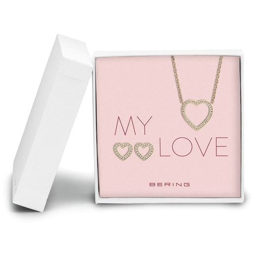 DARČEKOVÁ SÚPRAVA NÁHRDELNÍK + NÁUŠNICE BERING ARCTIC SYMPHONY 437-740-GOLD - NÁHRDELNÍKY - OSTATNÉ