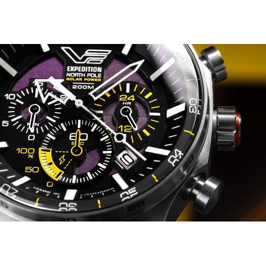 VOSTOK EUROPE EXPEDITION NORTH POLE SOLAR POWER CHRONOGRAPH VR42-595A732B - EXPEDITION NORTH POLE - ZNAČKY