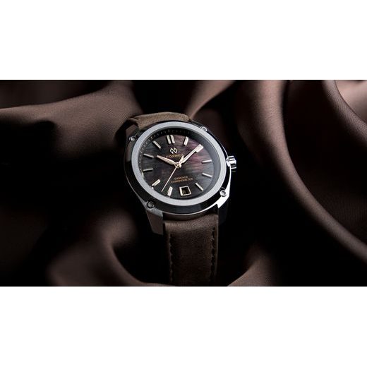 FORMEX ESSENCE THIRTYNINE AUTOMATIC CHRONOMETER BLACK PEARL STEEL BRACELET 0339.1.6641.101 - ESSENCE - ZNAČKY