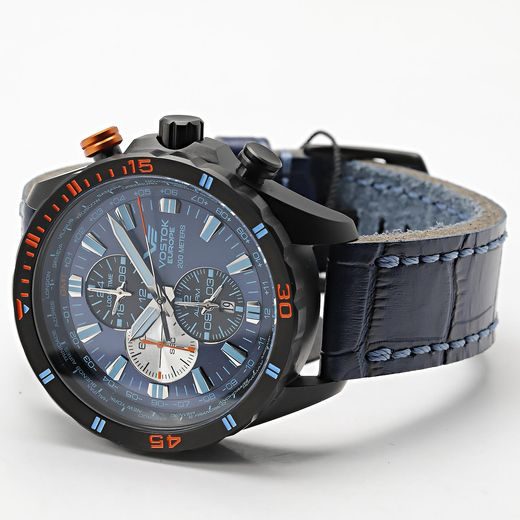 VOSTOK EUROPE ALMAZ MULTIFUNCIONAL LINE YM26-320C654 - ALMAZ SPACE STATION - ZNAČKY