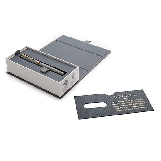 PLNICÍ PERO PARKER SONNET DELUXE SILVER CHISELLED GT 1502/51314 - PLNIACE PERÁ - OSTATNÉ
