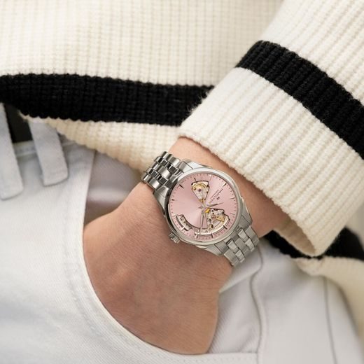 HAMILTON JAZZMASTER OPEN HEART LADY AUTO H32215170 - JAZZMASTER - ZNAČKY