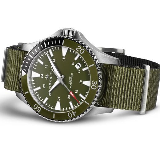 HAMILTON KHAKI NAVY SCUBA AUTO H82375961 - KHAKI NAVY - ZNAČKY