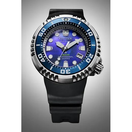 CITIZEN PROMASTER PROFESSIONAL DIVER 300 ECO-DRIVE UNITE WITH BLUE LIMITED EDITION BN1025-08L - PROMASTER - ZNAČKY