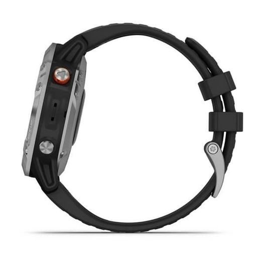 GARMIN FENIX6 SOLAR, SILVER/BLACK BAND 010-02410-00 - ARCHÍV