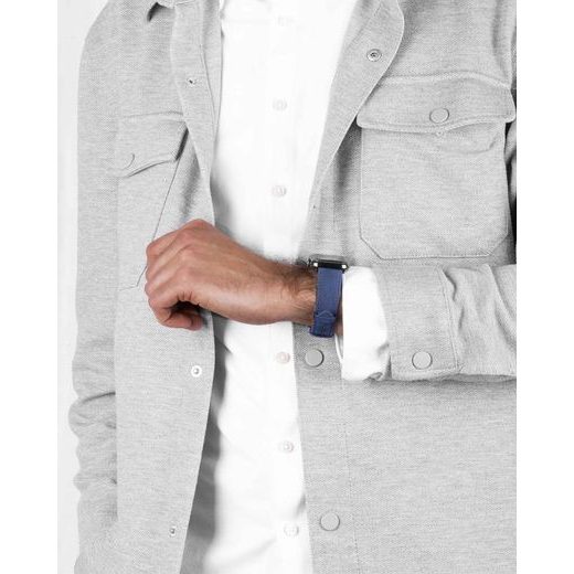 ŘEMÍNEK HIRSCH OSIRIS NUBUK - TMAVĚ MODRÝ - REMIENKY - OSTATNÉ