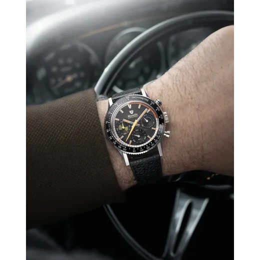 NIVADA GRENCHEN CHRONOKING MECAQUARTZ RACING CARBON - INTER. BEZEL - CHRONOMASTER - ZNAČKY