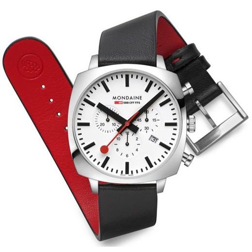 MONDAINE SQUAR CHRONO MSL.41410.LBV.SET - CUSHION - ZNAČKY