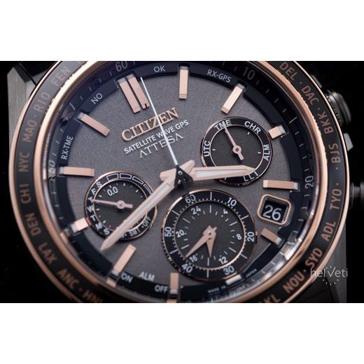 CITIZEN ATTESA SATELLITE WAVE GPS CC4074-61W - SUPER TITANIUM - ZNAČKY