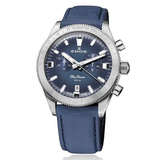 EDOX SKYDIVER CHRONOGRAPH QUARTZ 10116-3-BUIDN LIMITED EDITION - SKYDIVER - ZNAČKY
