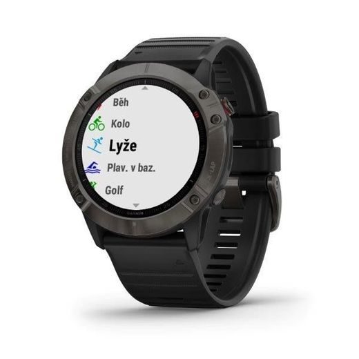 GARMIN FENIX6X PRO SAPPHIRE, GRAYDLC/BLACK BAND (MAP/MUSIC) 010-02157-11 - GARMIN - ZNAČKY