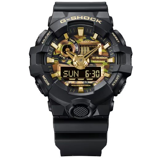 CASIO G-SHOCK GA-700CF-1AER CAMO A GOLD - G-SHOCK - ZNAČKY