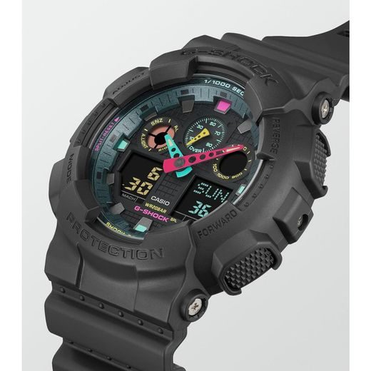 CASIO G-SHOCK GA-100MF-1AER MULTI-FLUORESCENT ACCENTS SERIES - G-SHOCK - ZNAČKY