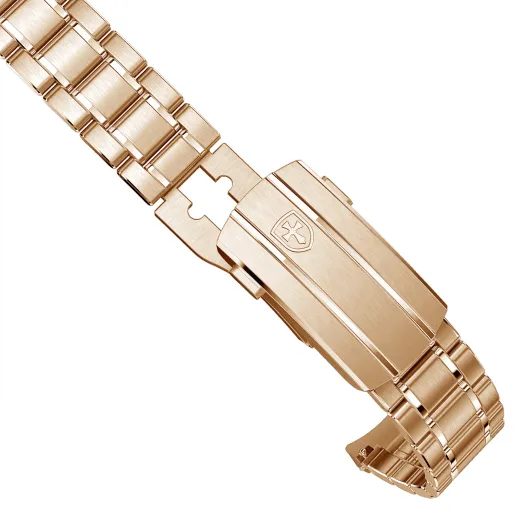 KOVOVÝ NÁRAMEK BIATEC | PVD ÚPRAVA RŮŽOVÉ ZLATO - 20 MM - REMIENKY - OSTATNÉ