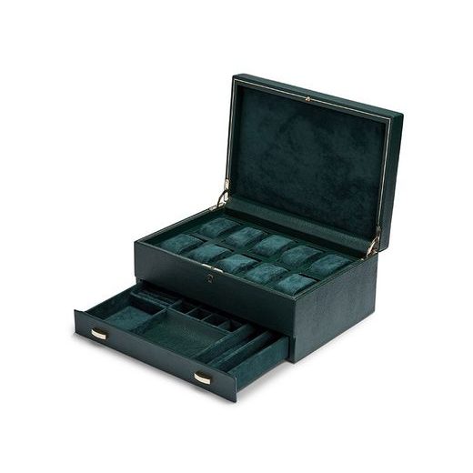 BOX NA HODINKY WOLF BRITISH RACING GREEN 792841 - BOXY NA HODINKY - OSTATNÉ