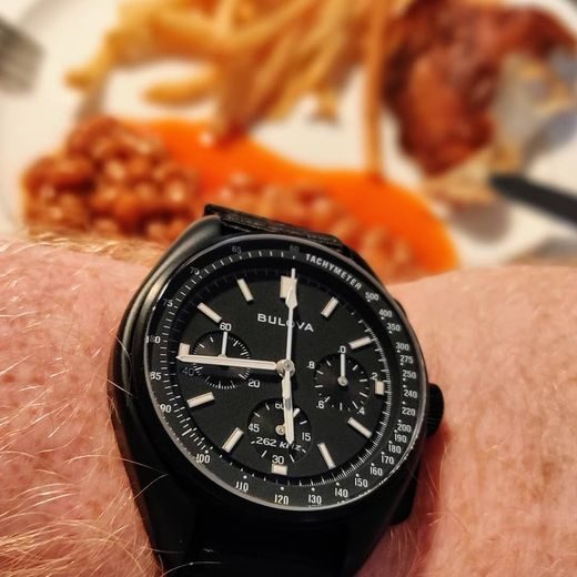 BULOVA 98A186 SPECIAL EDITION LUNAR PILOT CHRONOGRAPH WATCH - ARCHÍV