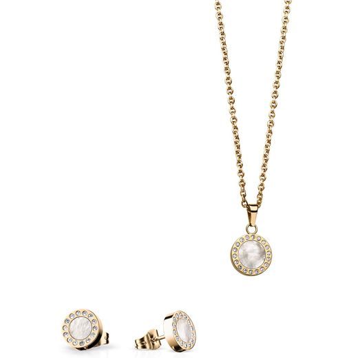 DÁRKOVÁ SADA NÁHRDELNÍ + NAUŠNICE BERING WITHLOVE-SET-G - NÁHRDELNÍKY - OSTATNÉ