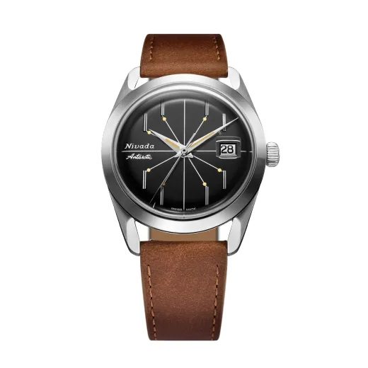 NIVADA GRENCHEN ANTARCTIC SPIDER BLACK 38 MM - ANTARCTIC - ZNAČKY