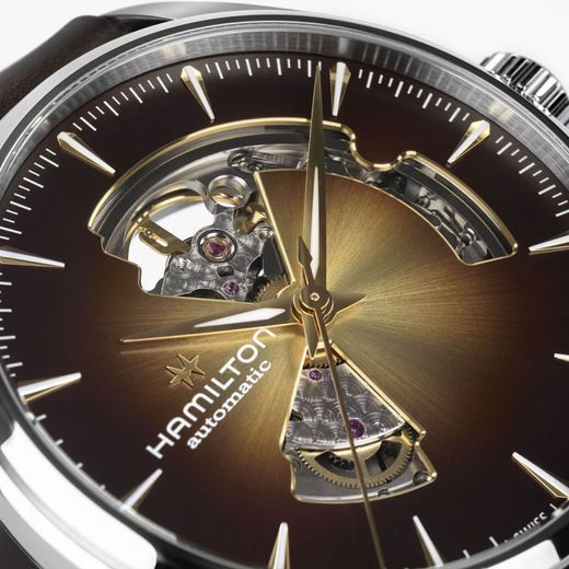 HAMILTON JAZZMASTER OPEN HEART AUTO 42MM H32705501 - JAZZMASTER - ZNAČKY