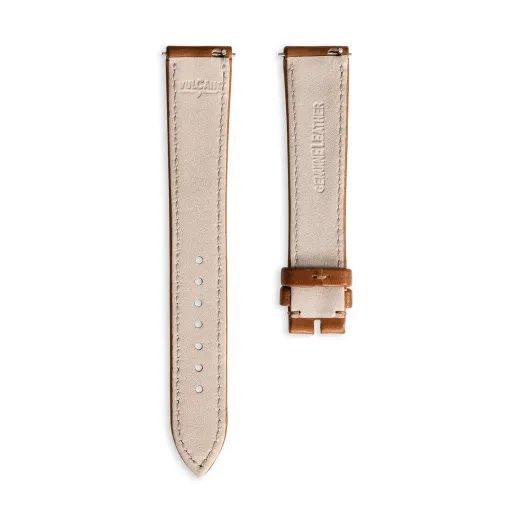 VULCAIN BROWN ALLIGATOR LEATHER STRAP (CITES) - REMIENKY - OSTATNÉ