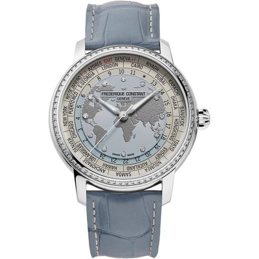 FREDERIQUE CONSTANT MANUFACTURE CLASSIC WORLDTIMER AUTOMATIC LIMITED EDITION FC-719LBWD3DH6 - MANUFACTURE - ZNAČKY