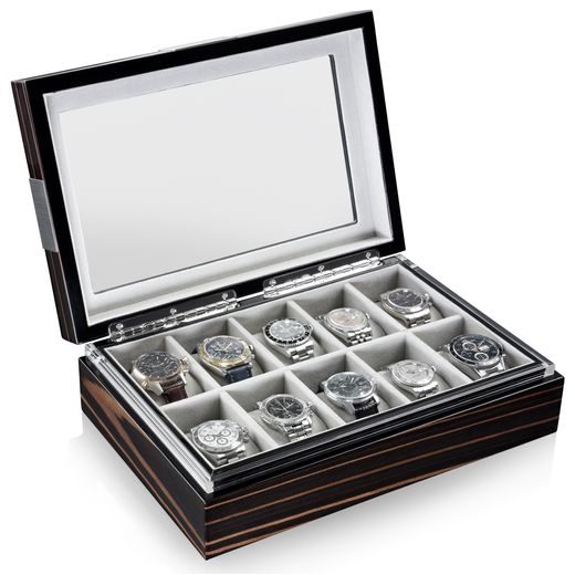 KAZETA NA HODINKY HEISSE & SÖHNE EXECUTIVE 10 MACASSAR 70019-04 - BOXY NA HODINKY - OSTATNÉ