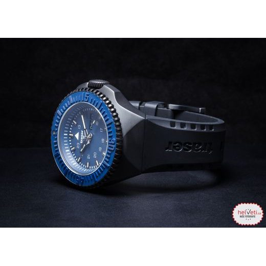 TRASER P69 BLACK STEALTH BLUE RUBBER - TACTICAL - ZNAČKY