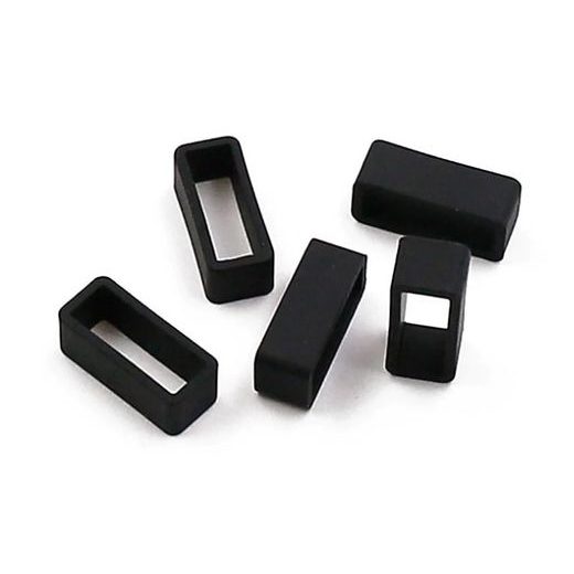 ČIERNE GUMOVÉ OČKO 24 MM (1KS) - REMIENKY - OSTATNÉ