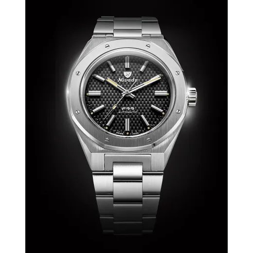 NIVADA GRENCHEN F77 BLACK 41 MM - F77 - ZNAČKY