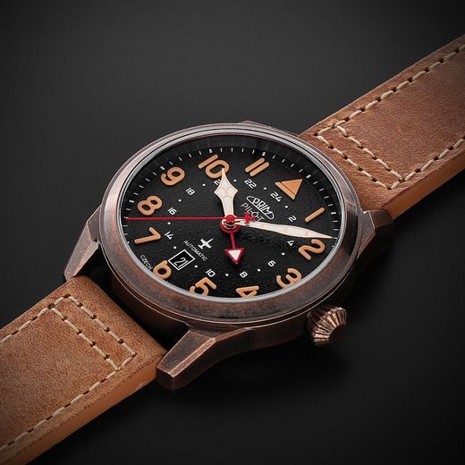 PRIM PILOT DUAL TIME - C W91P.13250.C - AUTOMATIC - ZNAČKY