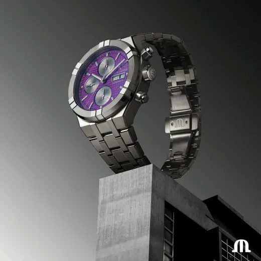 MAURICE LACROIX AIKON AUTOMATIC TITANIUM CHRONOGRAPH AI6038-TT032-430-1 - AIKON - ZNAČKY