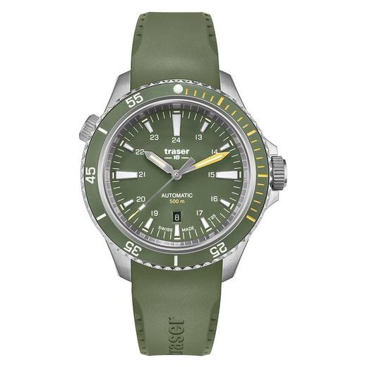 TRASER P67 DIVER AUTOMATIC GREEN ZELENÁ PRYŽ - HERITAGE - ZNAČKY