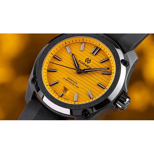 FORMEX ESSENCE LEGGERA FORTYONE AUTOMATIC CHRONOMETER "SPLASH" SUNFLOWER YELLOW 0331.4.6387.910 - ESSENCE LEGGERA - ZNAČKY