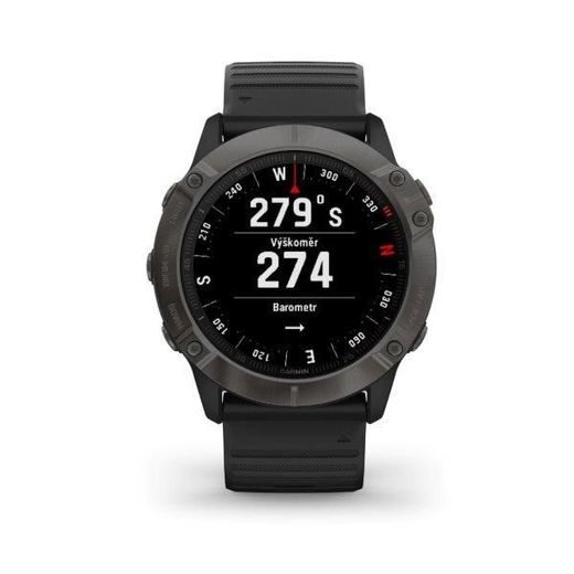 GARMIN FENIX6X PRO SAPPHIRE, GRAYDLC/BLACK BAND (MAP/MUSIC) 010-02157-11 - GARMIN - ZNAČKY