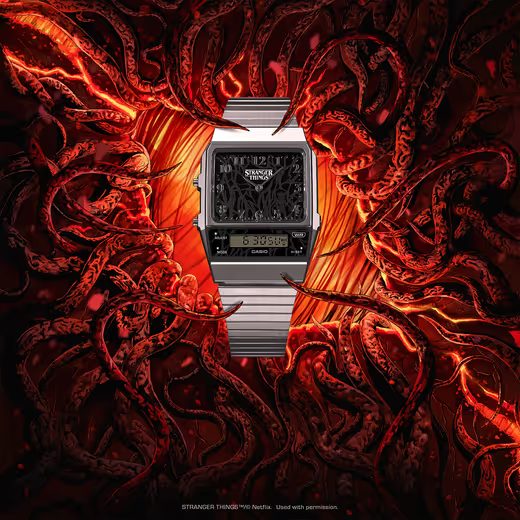 CASIO COLLECTION VINTAGE AQ-800EST-1AER STRANGER THINGS COLLABORATION - CLASSIC COLLECTION - ZNAČKY