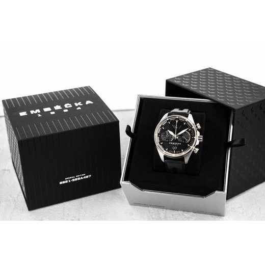 VOSTOK EUROPE LIMITOVANÁ EDICE EMBÉČKA CHRONO LINE 6S21-325A497 – HNEDÝ KOŽENÝ REMIENOK - EMBÉČKA - ZNAČKY