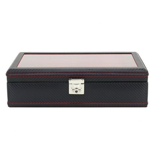 BOX NA HODINKY FRIEDRICH LEDERWAREN CARBON 32048-2 - BOXY NA HODINKY - OSTATNÉ