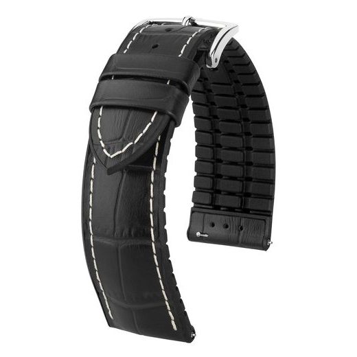 ŘEMÍNEK HIRSCH GEORGE - ČERNÝ, BÍLÉ PROŠITÍ - REMIENKY - OSTATNÉ