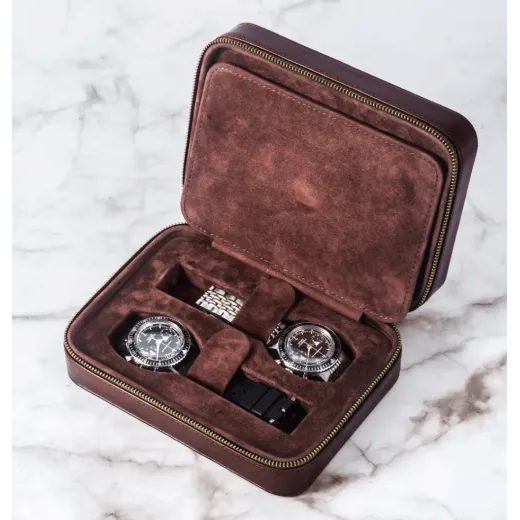 KOŽENÉ PÚZDRO NA HODINKY NIVADA GRENCHEN - BOXY NA HODINKY - OSTATNÉ