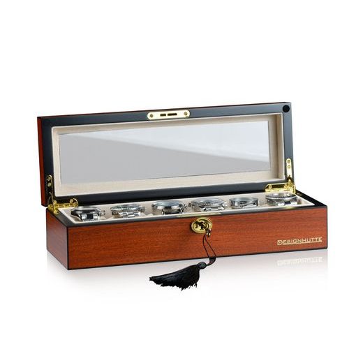 BOX NA HODINKY DESIGNHÜTTE AUCKLAND CHERRY 70005-153 - BOXY NA HODINKY - OSTATNÉ