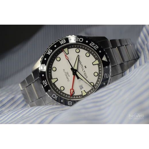 HAMILTON KHAKI NAVY SCUBA AUTOMATIC GMT H82555150 - SCUBA - ZNAČKY