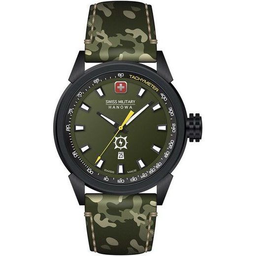 SWISS MILITARY HANOWA PLATOON NIGHT VISION SMWGB2100130 - PLATOON CHRONO NIGHT VISION - ZNAČKY