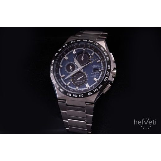 CITIZEN WORLDTIME RADIO CONTROLLED SUPER TITANIUM AT8238-84L - SUPER TITANIUM - ZNAČKY