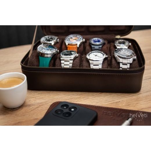 KOŽENÉ PUZDRO NA HODINKY HELVETI - BOXY NA HODINKY - OSTATNÉ
