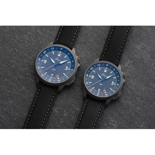 LACO FLIEGER FRANKFURT 40 GMT GRAU - PILOT SPECIAL MODELS - ZNAČKY