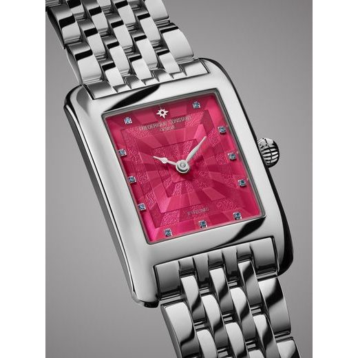 FREDERIQUE CONSTANT CLASSICS CARRÉE BLUSH EDITION BY FELIPAO FC-200PI2C6B - CLASSICS LADIES - ZNAČKY