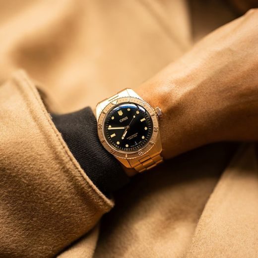 ORIS DIVERS SIXTY-FIVE DATE SEPIA 01 733 7771 3154-07 8 19 - DIVERS - ZNAČKY