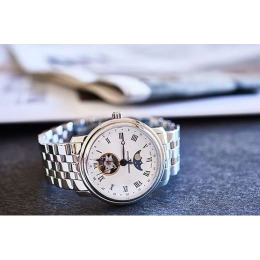 FREDERIQUE CONSTANT CLASSICS HEART BEAT MOONPHASE AUTOMATIC FC-335MC4P6 - CLASSICS GENTS - ZNAČKY