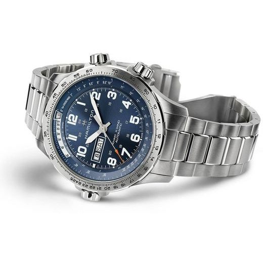 HAMILTON KHAKI AVIATION KHAKI X-WIND DAY DATE AUTO H77765141 - KHAKI AVIATION - ZNAČKY