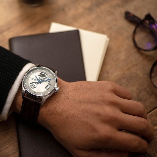 HAMILTON JAZZMASTER OPEN HEART AUTOMATIC H32705521 - JAZZMASTER - ZNAČKY